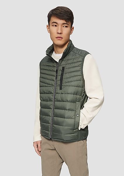 s.Oliver Funktionsweste Sportive Steppweste mit Kontrastdetails günstig online kaufen