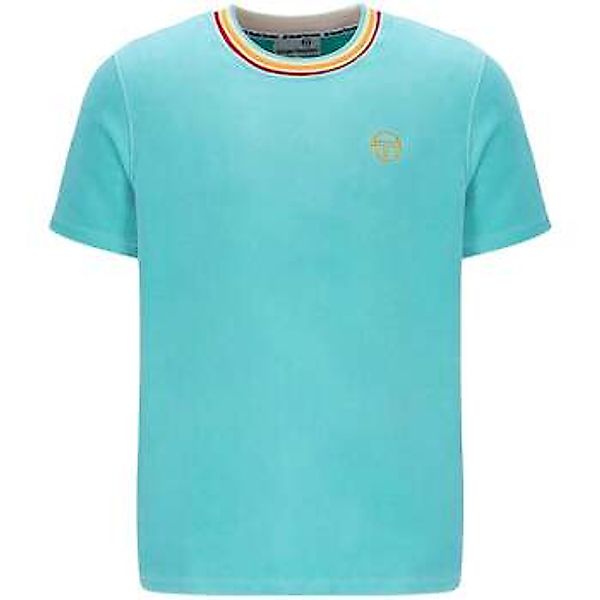 Sergio Tacchini  T-Shirt Slice Velour T-Shirt Pool Blue günstig online kaufen