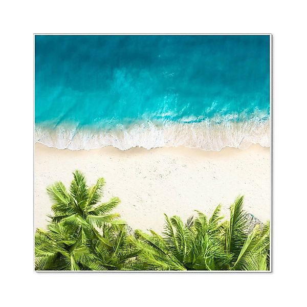 Banjado Magnettafel 50x50cm Magnetwand Weiß Aus Metall Magnetpinnwand Pinnw günstig online kaufen