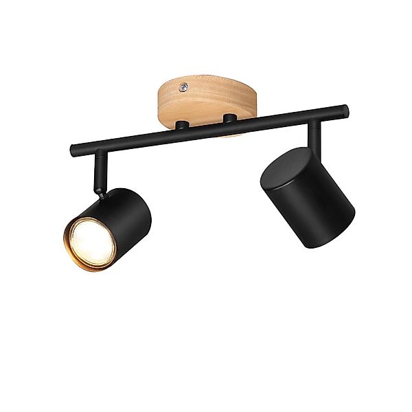 ZMH Deckenstrahler 2 Flammig Modern Schwarz/Weiß günstig online kaufen