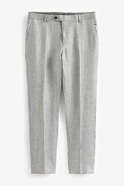 Next Anzughose Anzug aus Leinen, Slim günstig online kaufen