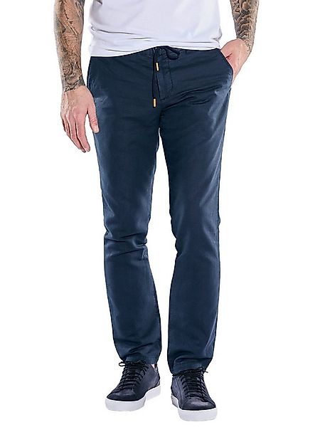 emilio adani Chinohose Herren Chino aus Leinen-Mischgewebe, Marineblau günstig online kaufen