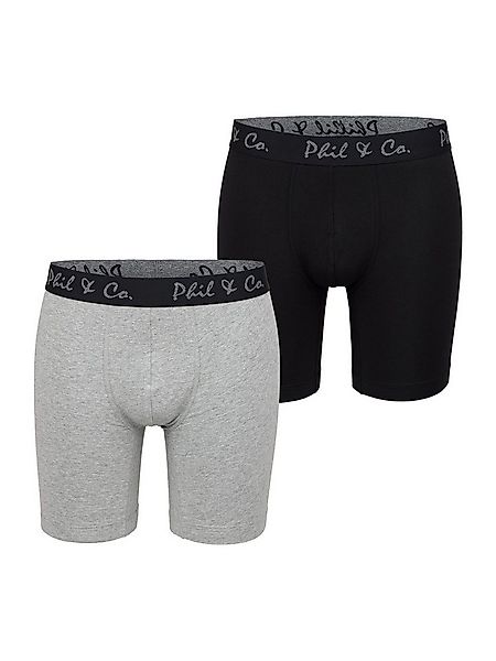 Phil & Co. Langer Boxer Long Boxer Briefs (2-St) Retroshorts - langes Bein günstig online kaufen