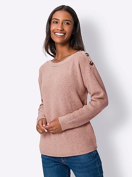 heine Strickpullover Pullover Langarm Rippoptik günstig online kaufen