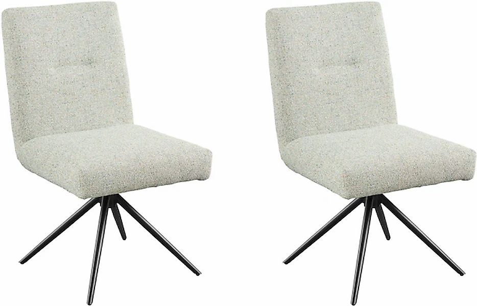 set one by Musterring Esszimmerstuhl »Tracy«, (Packung), Webstoff, 2er-Set, günstig online kaufen