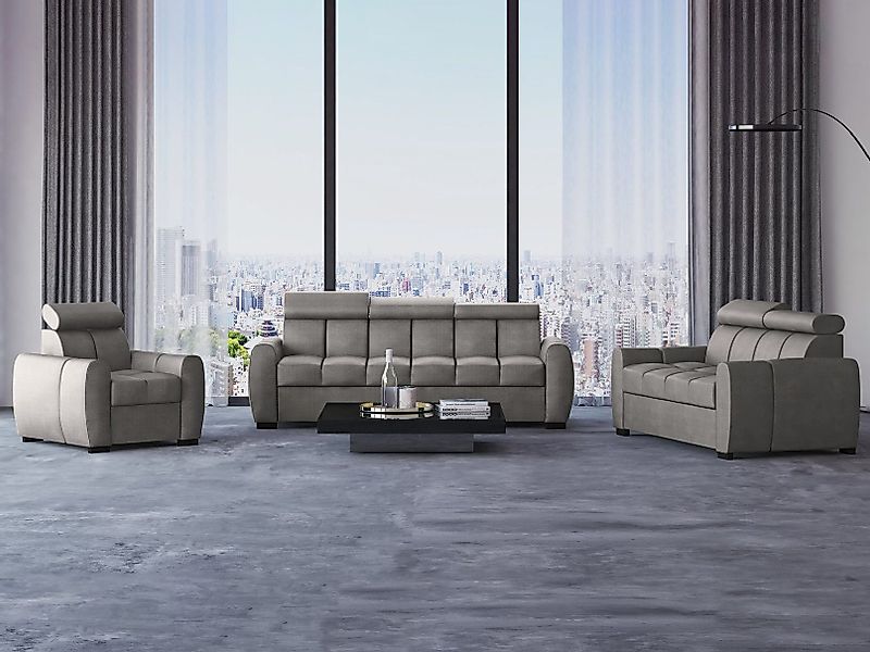 Beautysofa Polstergarnitur Gomez, (inkl. Schlaffunktion und günstig online kaufen