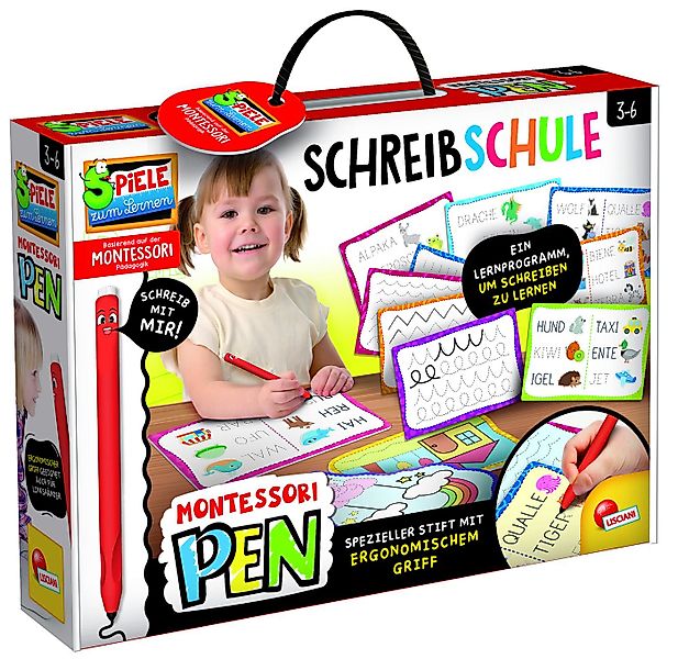 Lisciani Lernspielzeug Montessori Schreibschule günstig online kaufen