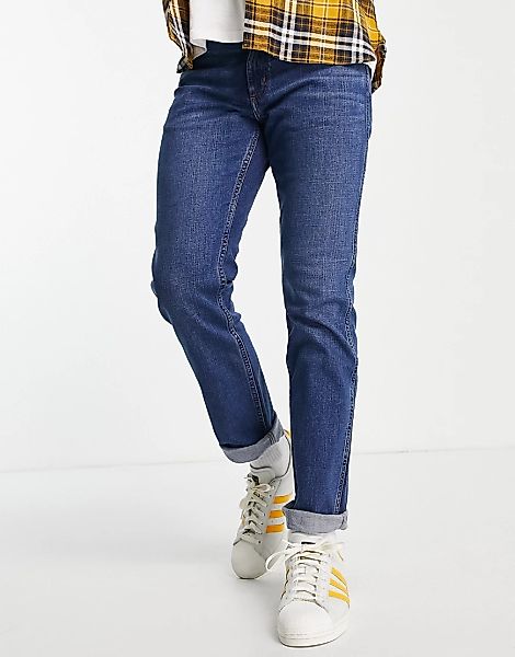 Wrangler – Greensboro – Jeans in normaler Passform-Blau günstig online kaufen