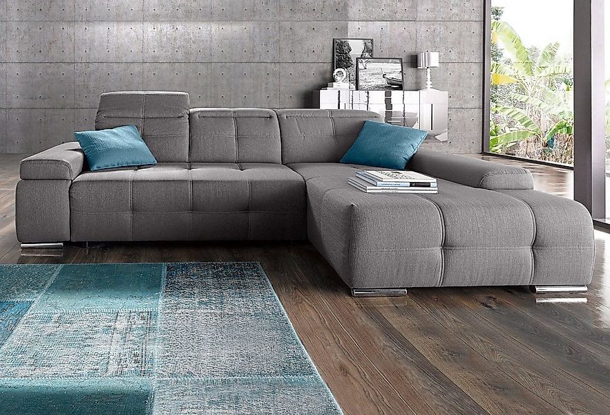 sit&more Ecksofa "Pablo L-Form", wahlweise mit Bettfunktion günstig online kaufen