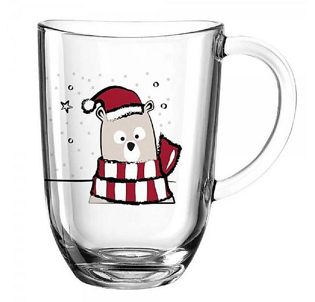 LEONARDO Geschirr Leonardo Tasse hitzebeständiges Glas Eisbär (380ml) günstig online kaufen