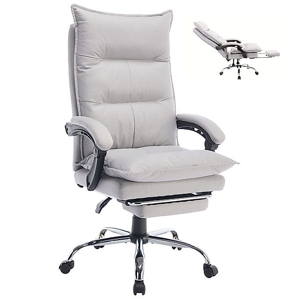 SeedWave Bürostuhl Ergonomischer Chefsessel mit Fußstütze günstig online kaufen