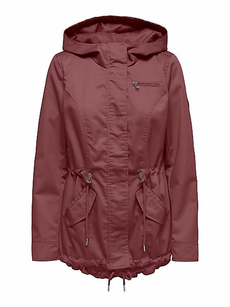 ONLY Parka "ONLLORCA LIFE CANVAS PARKA CC OTW" mit Kapuze mit Kordelzug in günstig online kaufen