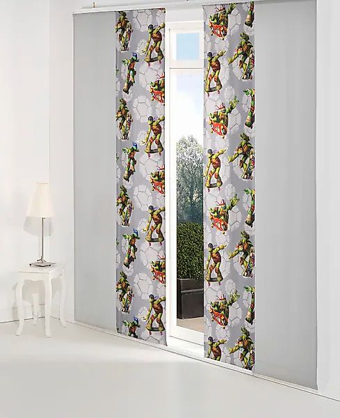 Wirth Schiebegardine »Turtles« Paneelwagen 1 Stk. tlg. Nickelodeon günstig online kaufen