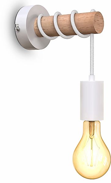 B.K.Licht Wandleuchte, 1 flammig, Leuchtmittel E27   ohne Leuchtmittel, Wan günstig online kaufen