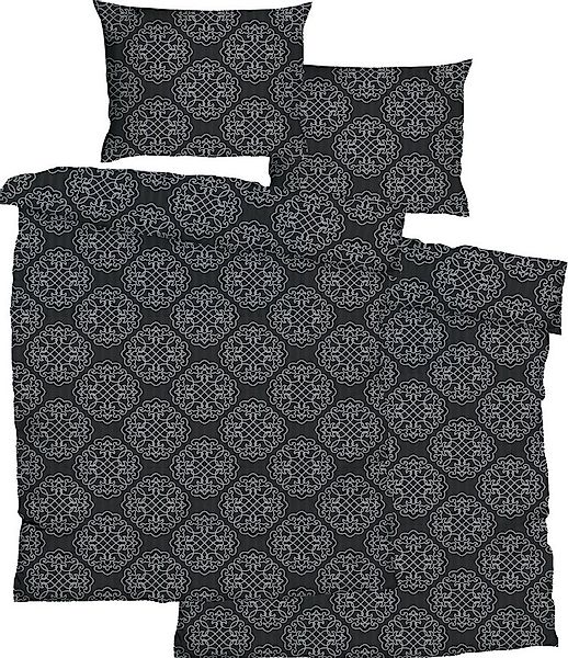 KH-Haushaltshandel Bettwäsche 4-tlg. Seersucker Bettwäsche 2x (135x200 +80x günstig online kaufen