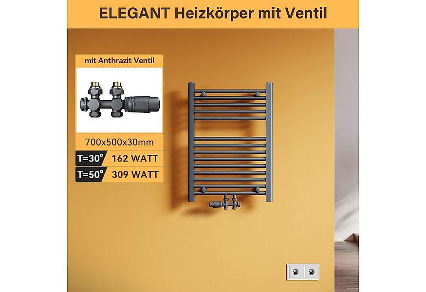 SONNI Badheizkörper Handtuchheizkörper Bad Handtuchwärmer Handtuchtrockner, günstig online kaufen