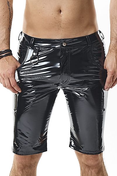 Regnes Fetish Planet Lederimitathose Herren Shorts günstig online kaufen