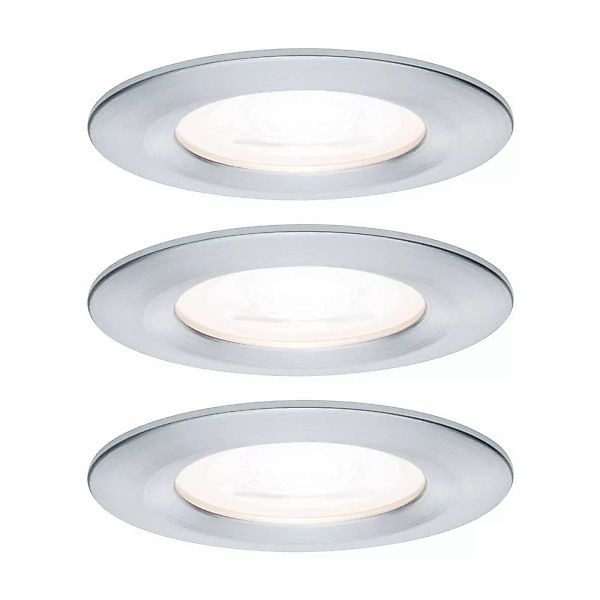 Paulmann "LED Einbauleuchte 3-Step-Dim Nova Basisset starr IP44 rund 78mm G günstig online kaufen