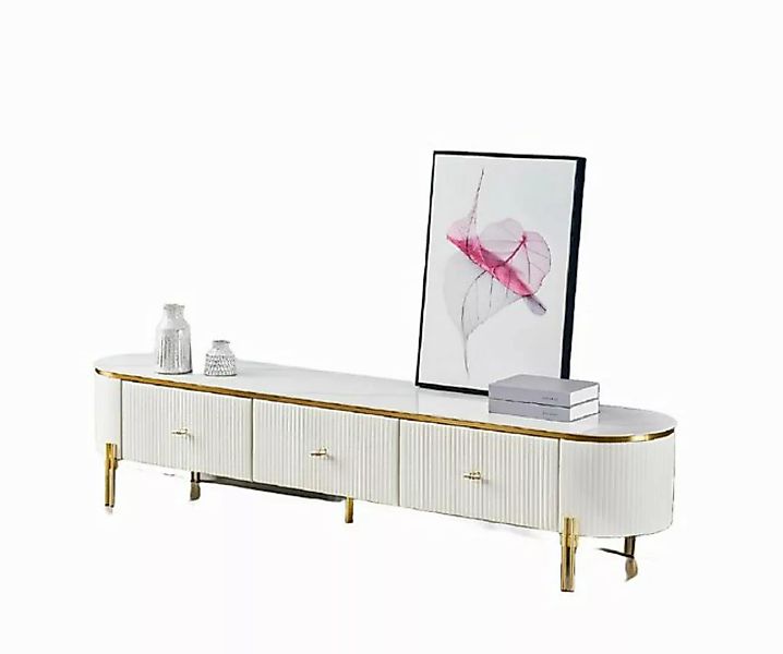 JVmoebel TV-Schrank Weiß RTV Lowboard Modern Wohnzimmer Sideboard Holz Neu günstig online kaufen