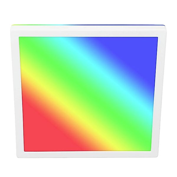 Briloner LED-Deckenleuchte Kada RGB+W Fernbedienung 29,5 x 29,5 x 2,8 cm We günstig online kaufen