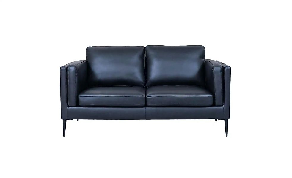Furnhouse Einzelsofa aus Echtleder Valencia ¦ schwarz ¦ Maße (cm): B: 157 H günstig online kaufen
