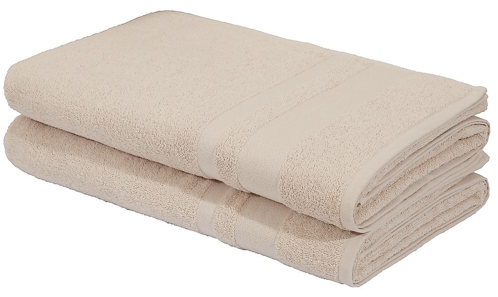 my home Saunatuch »Vanessa 2x 80x200cm«, (Set, 2 St., 80x200), Handtücher m günstig online kaufen