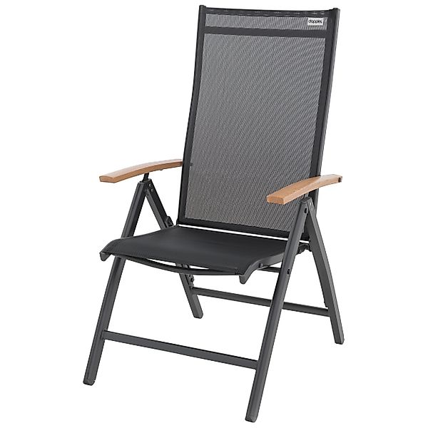 doppler® Gartenstuhl DOPPLER Expert Multipositionssessel schwarz günstig online kaufen
