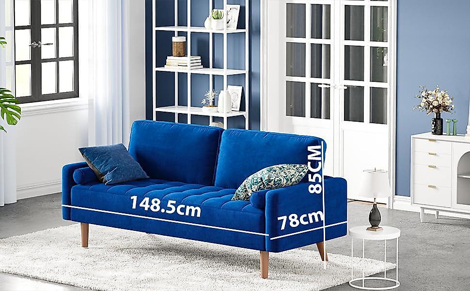 OUNUO Sofa 2 Sitzer Sofa 2er günstig online kaufen