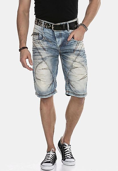 Cipo & Baxx Jeansbermudas "Bermuda & Short", aus reiner Baumwolle günstig online kaufen