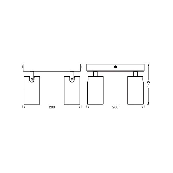OSRAM Deckenspot OCTAGON PLATE, weiß, 4-flg., GU10-LED, 927 günstig online kaufen
