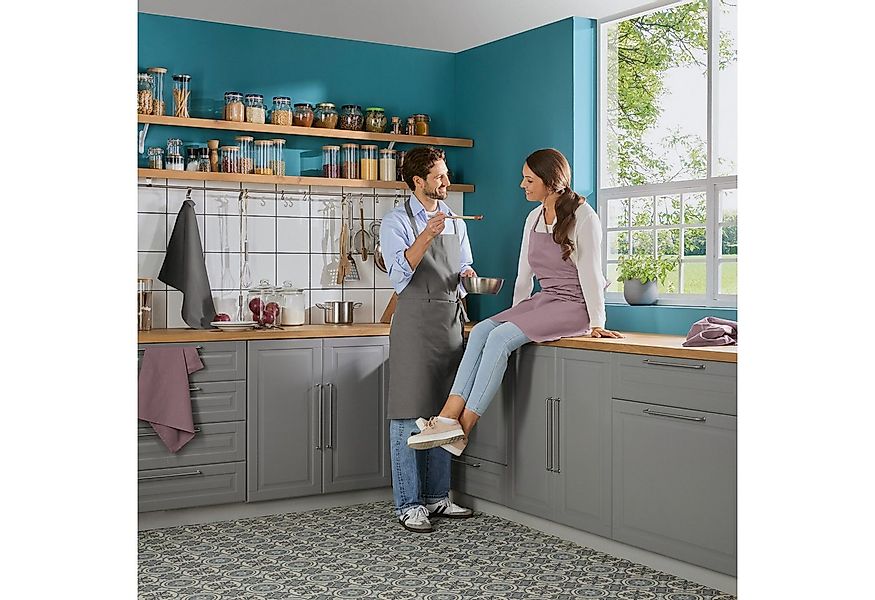 REDBEST Kochschürze Schürze "Tulsa", Baumwolle Uni günstig online kaufen