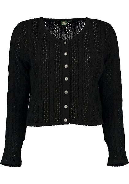 OS Trachten Strickjacke Gnoyor Trachtenjacke mit Zopfmuster günstig online kaufen