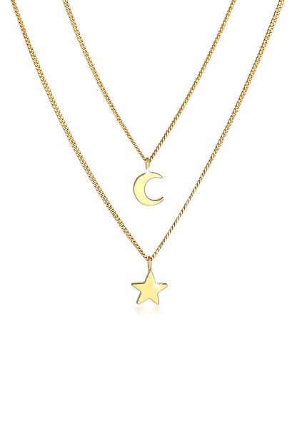 Elli Gliederkette Layer Stern Mond Astro günstig online kaufen