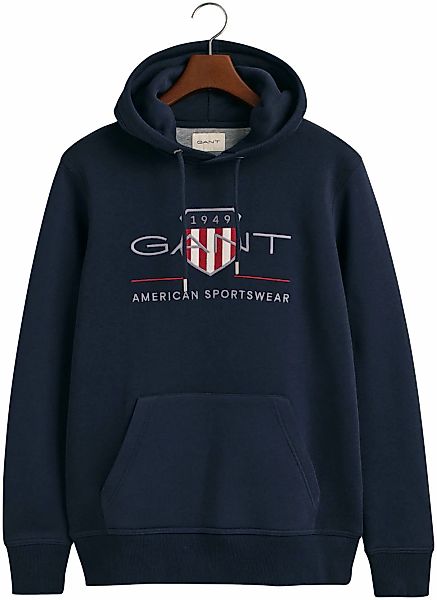 Gant Hoodie "REG ARCHIVE SHIELD HOODIE", mit modischer Logostickerei auf de günstig online kaufen