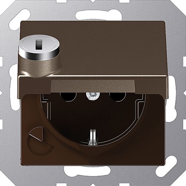 Jung SCHUKO-Steckdose 16A 250V Klappdeckel A 1520 BFKLSL MO günstig online kaufen