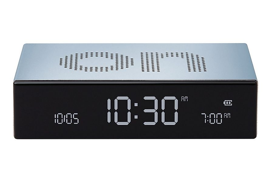 Lexon Quarzwecker DigitalFlip Premium Hellblau günstig online kaufen