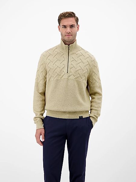 LERROS Strickpullover "Herren-Troyer mit Jacquardmuster" günstig online kaufen
