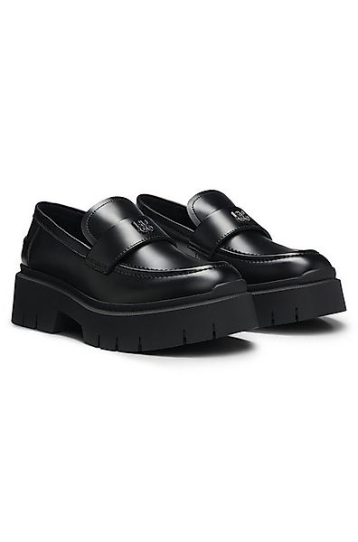 HUGO Kris Loafer Slipper, Halbschuh mit kräftiger Plateausohle günstig online kaufen