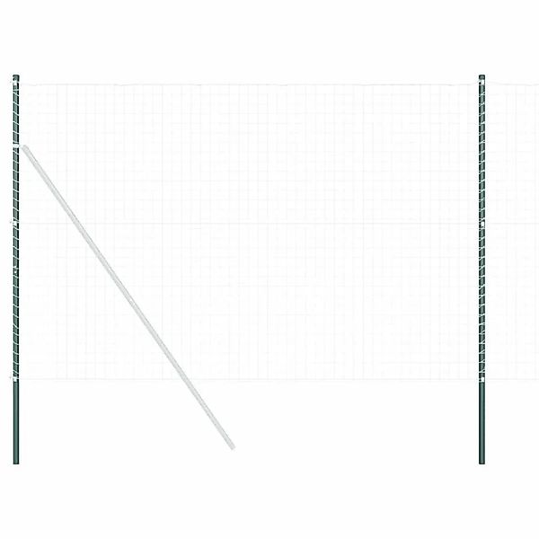 vidaXL Zaunpfosten 12 Stk Grün Pulverbeschichteter Stahl 42012744 günstig online kaufen