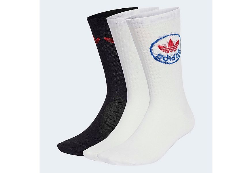 adidas Originals Sportsocken TREFOILS CREW, 3 PAAR (3-Paar) günstig online kaufen
