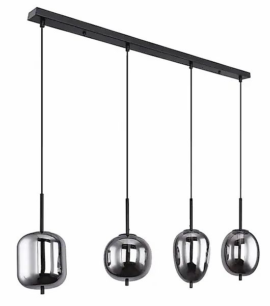 GLOBO LIGHTING Hängeleuchte »BLACKY«, Leuchtmittel E14   ohne Leuchtmittel, günstig online kaufen