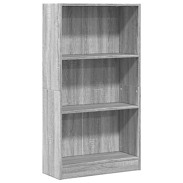 vidaXL Bücherregal Grau Sonoma 60x24x109 cm Holzwerkstoff 857808 günstig online kaufen