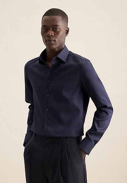 seidensticker Businesshemd Schwarze Rose Shaped 1/1 Kentkragen Uni günstig online kaufen