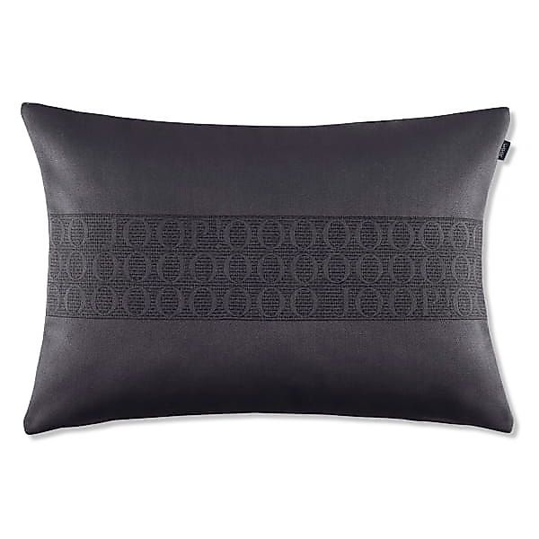 JOOP! Kissenhüllen Signature Stripes - Farbe: Anthrazit - 012 - 40x60 cm günstig online kaufen