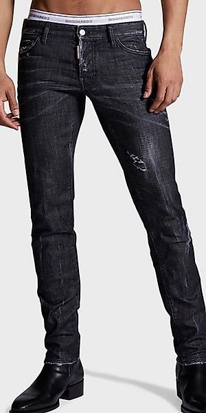 Dsquared2 Slim-fit-Jeans Dsquared2 Jeans Schwarz Slim Fit 42/XS (30/32) günstig online kaufen