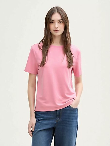 TOM TAILOR Denim T-Shirt Basic Loose Fit T-Shirt günstig online kaufen