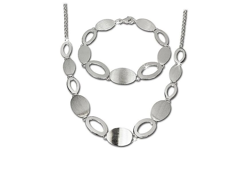 SilberDream Schmuckset SilberDream Collier & Armband matt Grazie (2-tlg., S günstig online kaufen