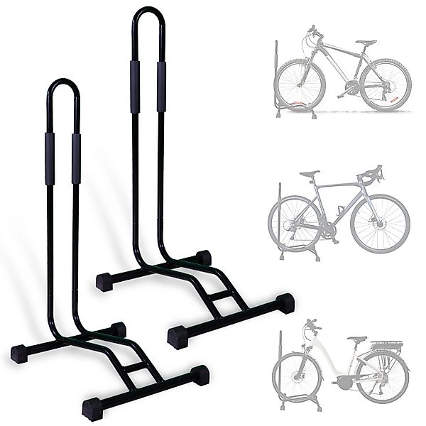 CCLIFE Fahrradständer Boden Radständer 2 Stück für 29 Zoll Fahrrad mit Reif günstig online kaufen