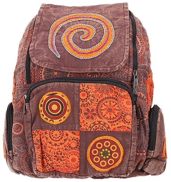 Guru-Shop Freizeitrucksack Patchwork Rucksack, Stonewash Freizeitrucksack,. günstig online kaufen