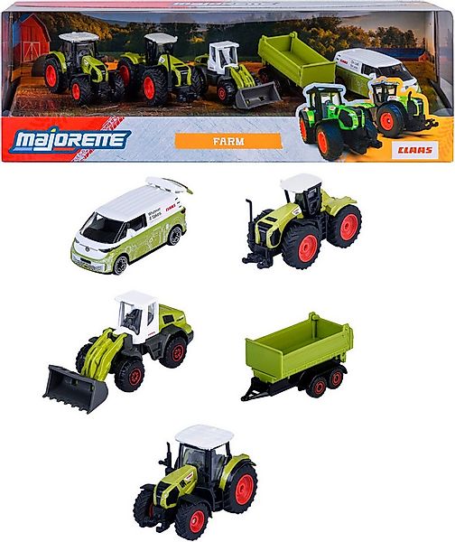 majORETTE Spielzeug-Traktor Claas Farm 5 Pieces Giftpack, (Set, 5-tlg) günstig online kaufen